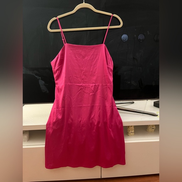 NWT Satin Strap Dress - Picture 2 of 7